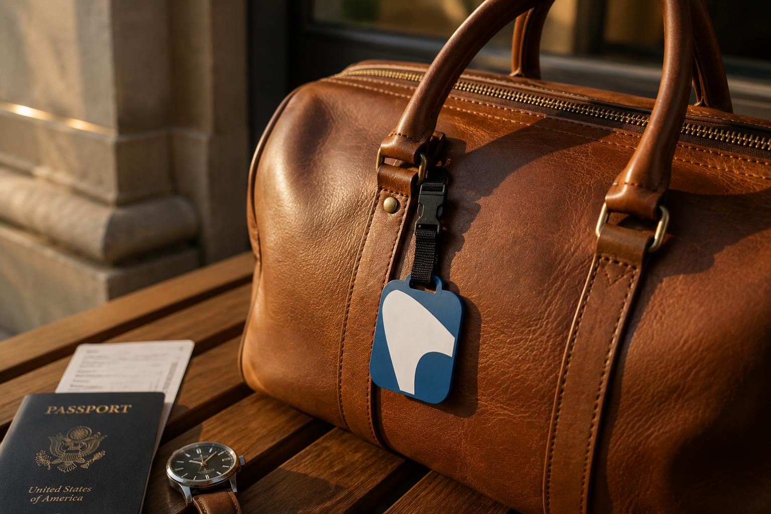 Branded luggage tags