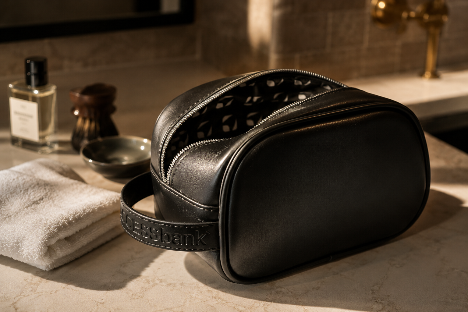 Branded toiletry bags